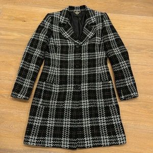 Donna Karan New York tweed coat